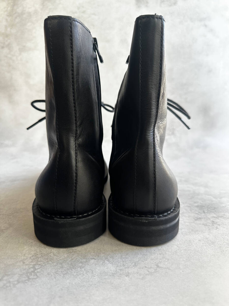 新品未使用 24AW ソフトオイルレザー レースアップジップブーツ Y’s for men 4 27cm ワイズフォーメン ヨウジヤマモト Yohji Yamamoto_画像4
