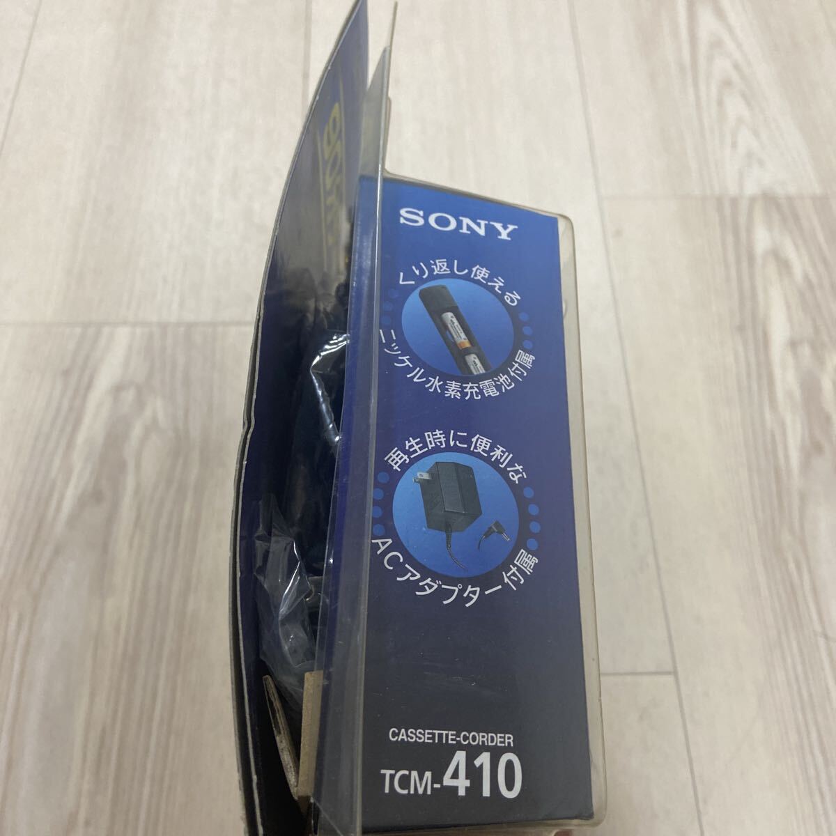 30-11-2-13 【希少】 TCM-410 カセットコーダー ポータブルカセットレコーダー ソニー SONY_画像2
