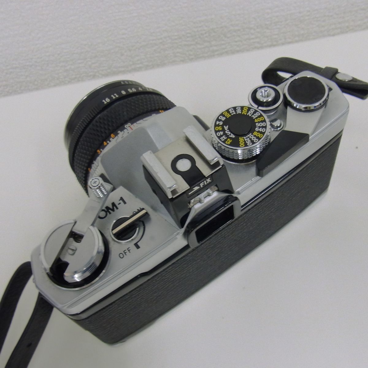 C3015-X10C-78 OLYMPUS オリンパス OM-1 フィルムカメラ 1：2.8 f=35㎜ ケース付き 現状品②_画像3
