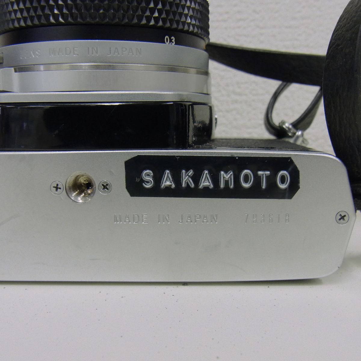 C3015-X10C-78 OLYMPUS オリンパス OM-1 フィルムカメラ 1：2.8 f=35㎜ ケース付き 現状品②_画像6