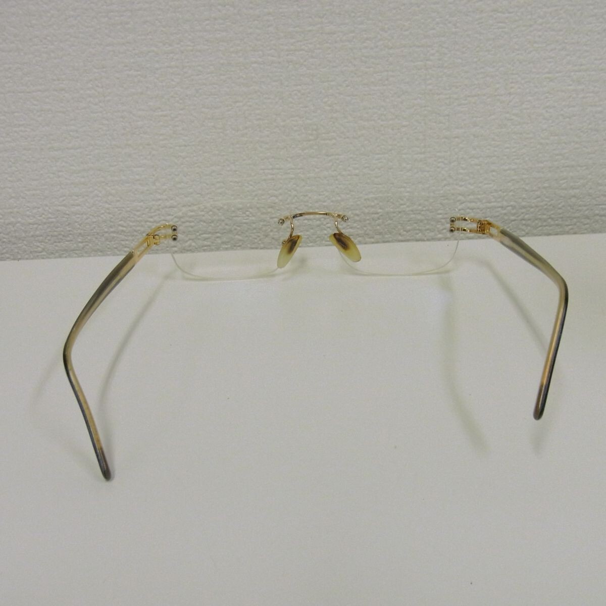 C3460-Y25-6466◎BVLGAR ブルガリ メガネ 232 175 53□16 135 ファッション 現状品②◎_画像4