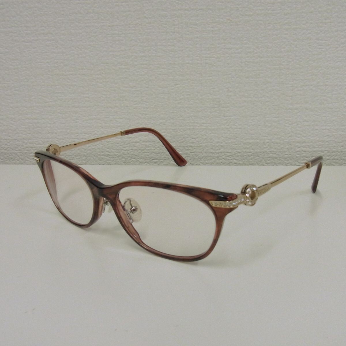 C3453-J9-6021◎BVLGAR ブルガリ メガネ 5397 53□16 140 レディース ファッション 現状品②◎_画像1