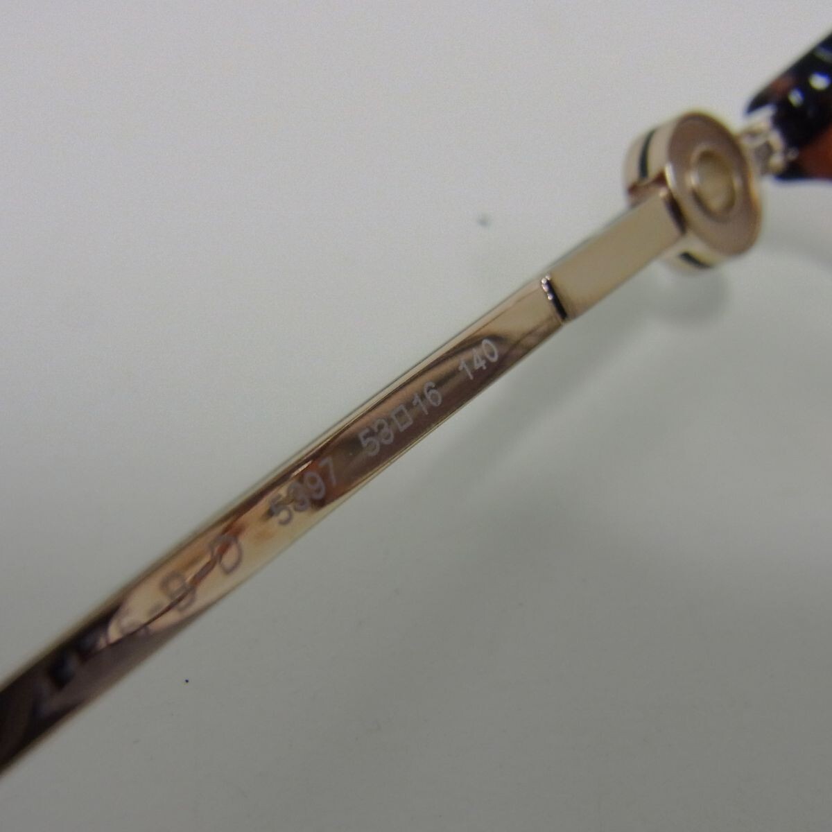 C3453-J9-6021◎BVLGAR ブルガリ メガネ 5397 53□16 140 レディース ファッション 現状品②◎_画像7