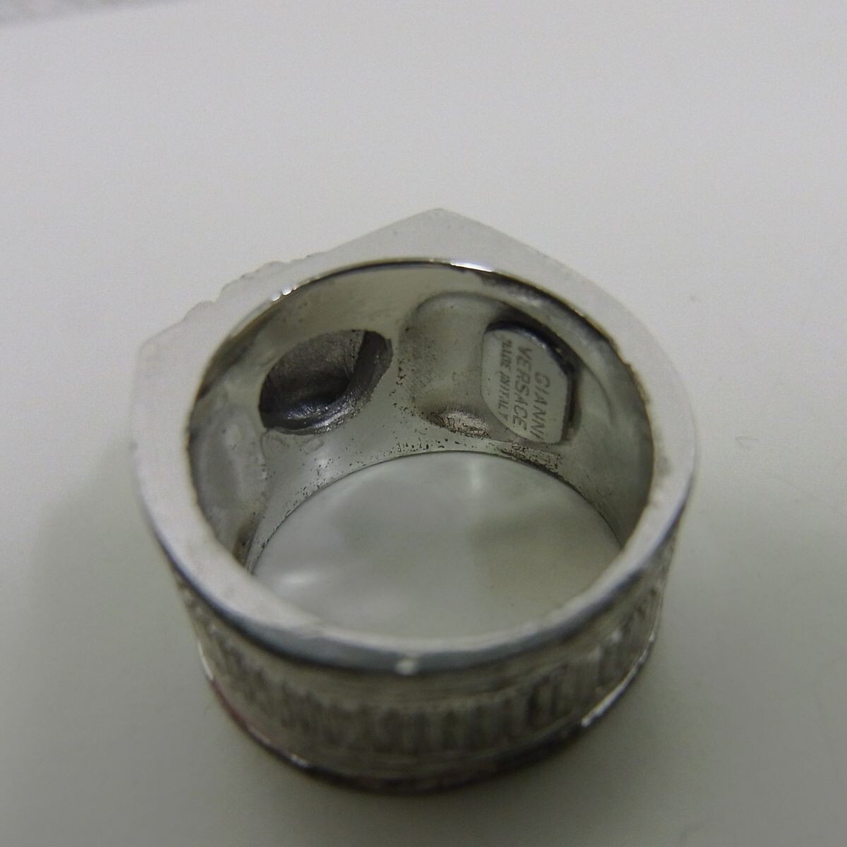 C3437-Y20-5098*VERSACE Versace кольцо Италия производства мода текущее состояние товар ②*