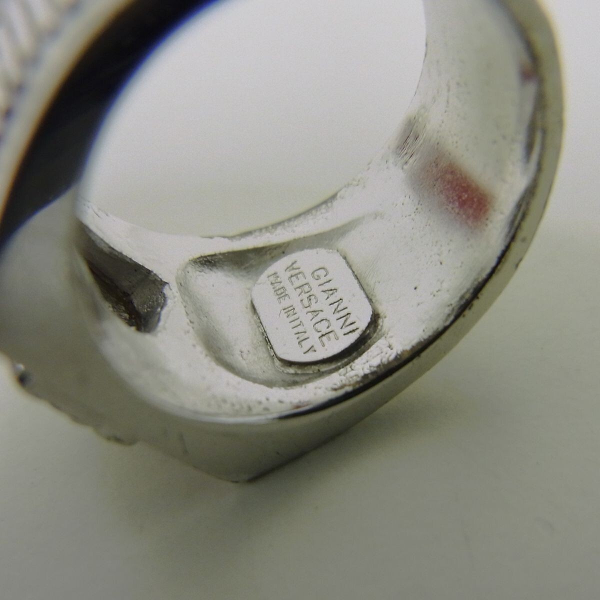 C3437-Y20-5098*VERSACE Versace кольцо Италия производства мода текущее состояние товар ②*