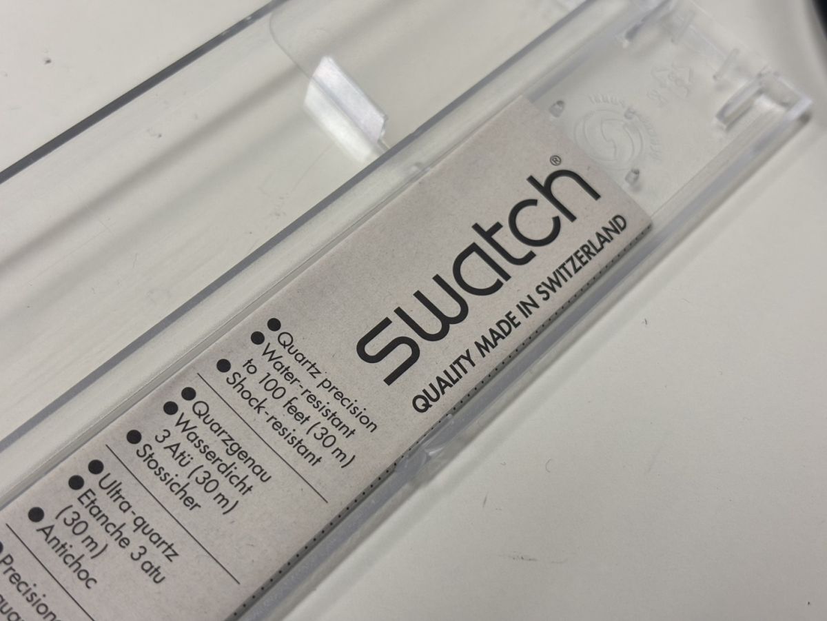 C3674-J40-328◎swatch スウォッチ カステルバジャック クォーツ 腕時計 現状品①◎_画像5