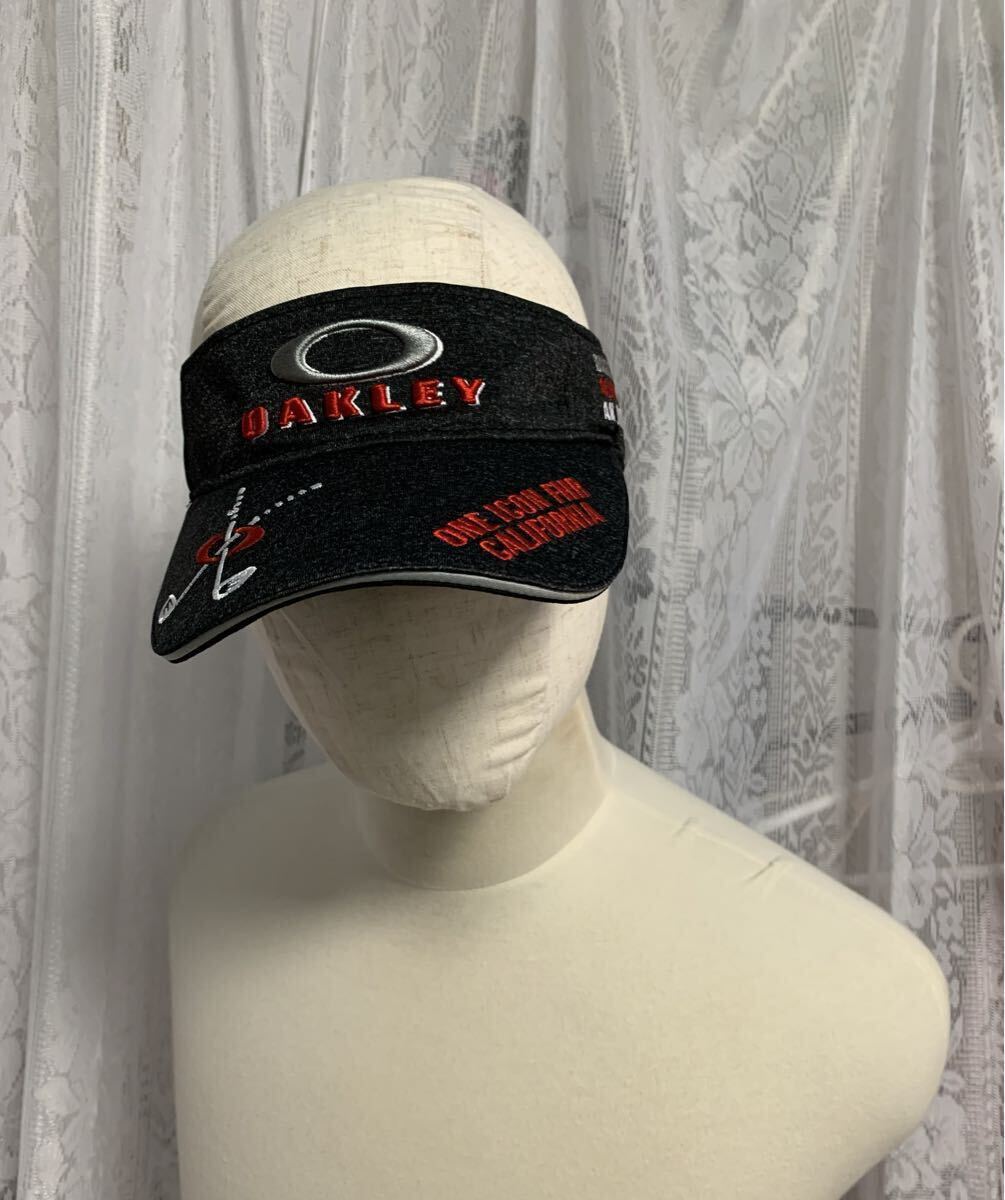 OAKLEY オークリー　GOLF サンバイザー　刺繍ロゴ　スポーツ　FREE_画像2
