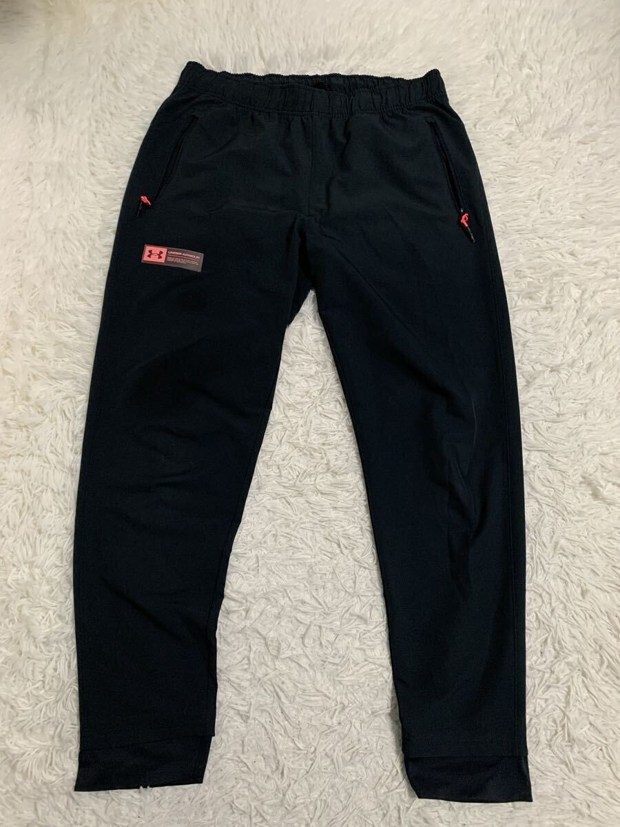 UNDER ARMOUR STORM アンダーアーマー ストーム セットアップ ジャージ ストレッチ 黒 上下 XXL_画像5