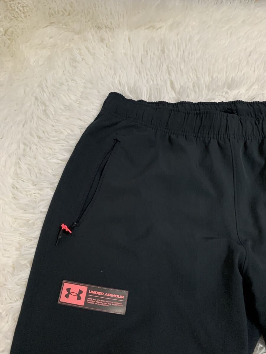 UNDER ARMOUR STORM アンダーアーマー ストーム セットアップ ジャージ ストレッチ 黒 上下 XXL_画像6