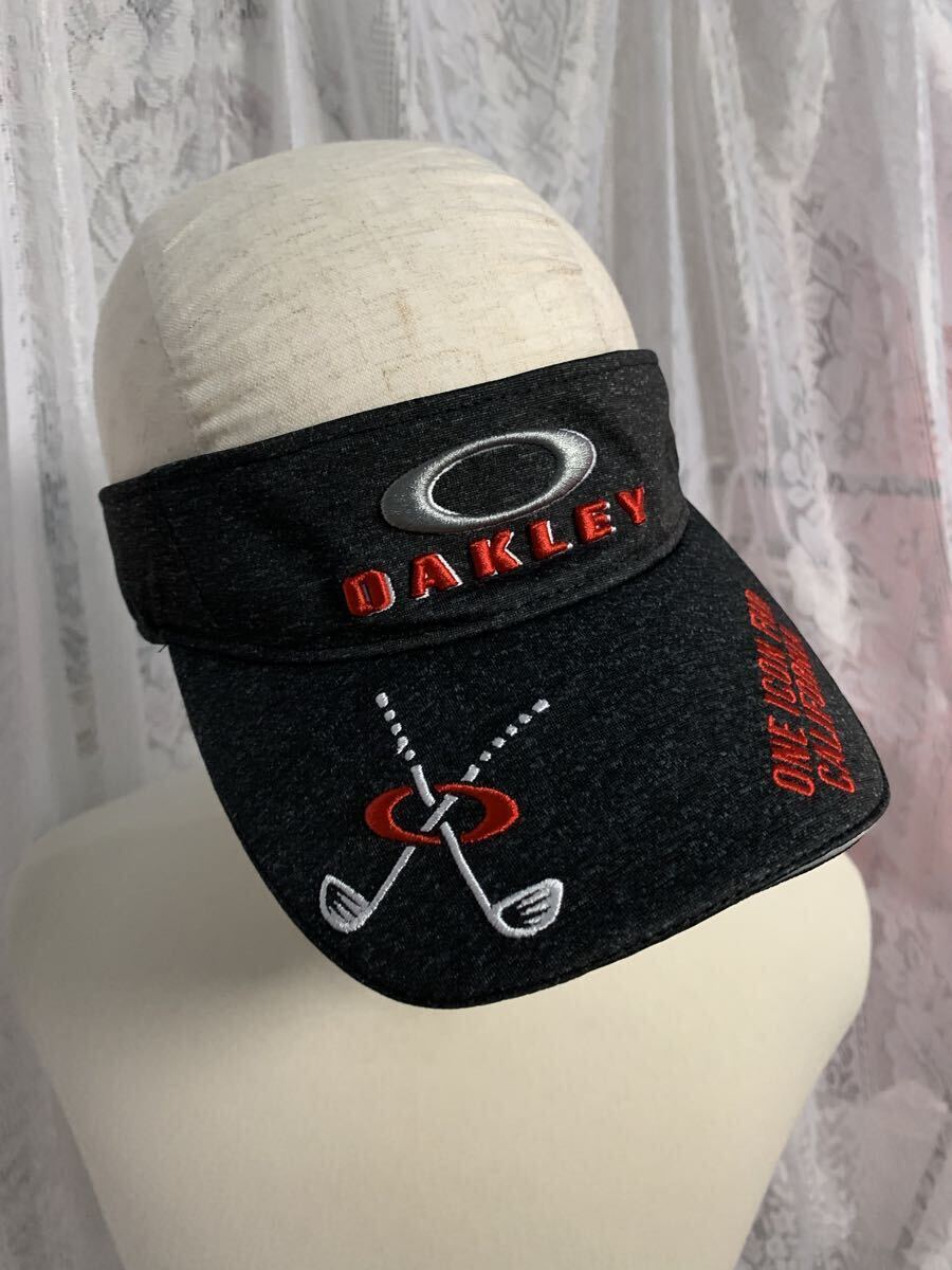 OAKLEY オークリー　GOLF サンバイザー　刺繍ロゴ　スポーツ　FREE_画像3