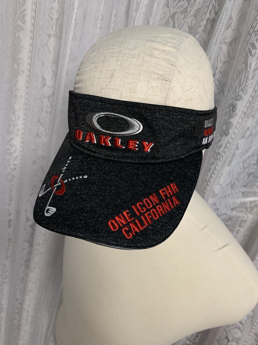 OAKLEY オークリー　GOLF サンバイザー　刺繍ロゴ　スポーツ　FREE_画像4