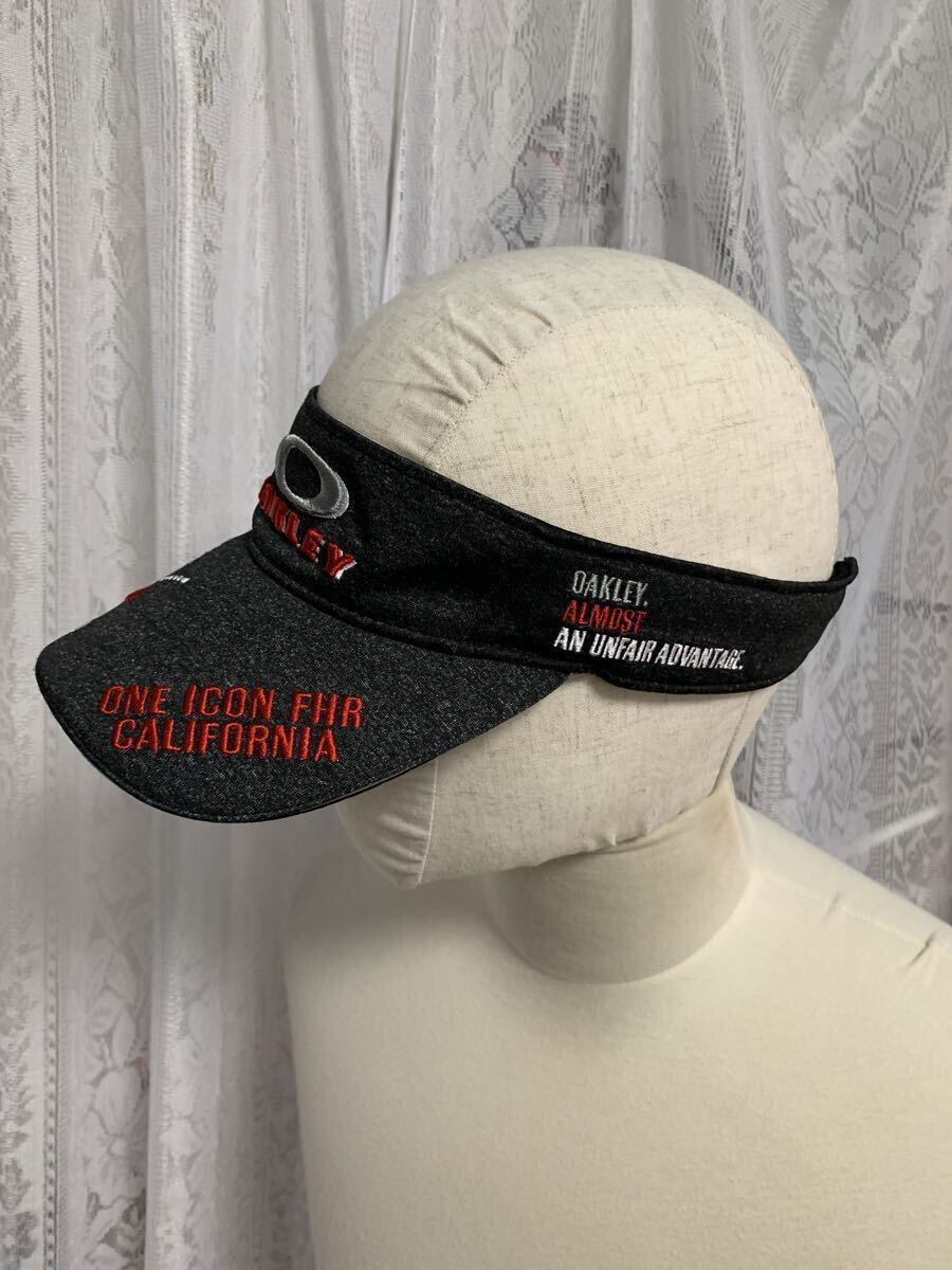 OAKLEY オークリー　GOLF サンバイザー　刺繍ロゴ　スポーツ　FREE_画像5