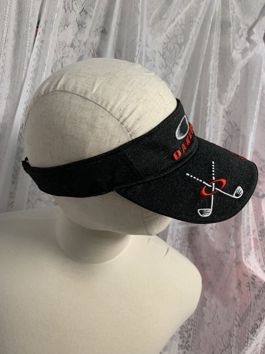 OAKLEY オークリー　GOLF サンバイザー　刺繍ロゴ　スポーツ　FREE_画像6