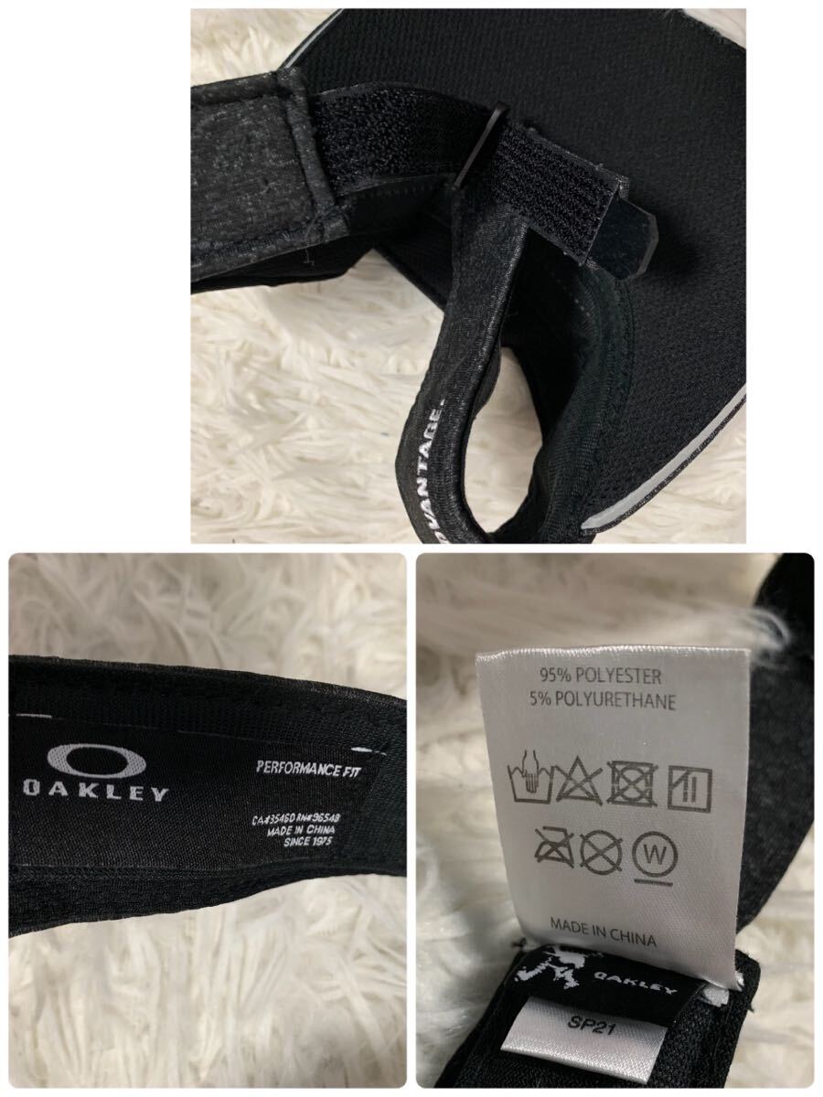 OAKLEY オークリー　GOLF サンバイザー　刺繍ロゴ　スポーツ　FREE_画像9