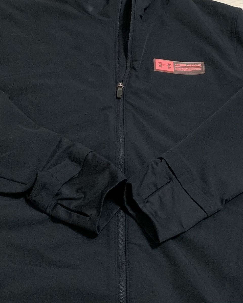 UNDER ARMOUR STORM アンダーアーマー ストーム セットアップ ジャージ ストレッチ 黒 上下 XXL_画像4