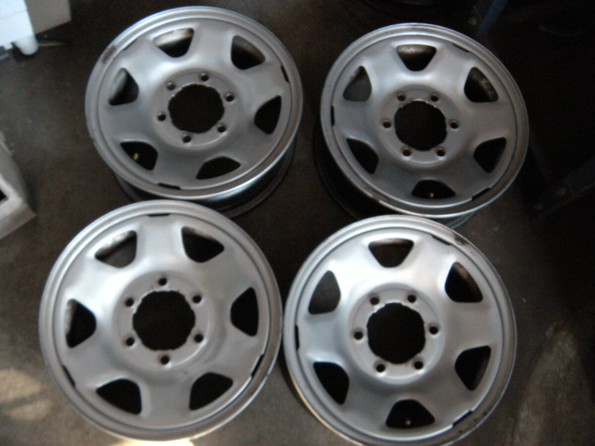 ★ハイエース 4WD用純正スチールホイール 15×6J 6H 139.7 4枚セット★_画像1