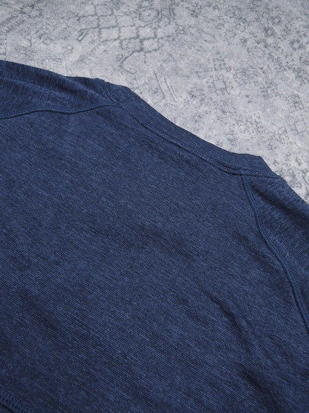 MOUNTAIN EQUIPMENT ROCKALL CREW◆メンズMサイズ/長袖シャツ/ベースレイヤー/薄手フリース/グレーネイビー/紺/マウンテンイクイップメント_画像8