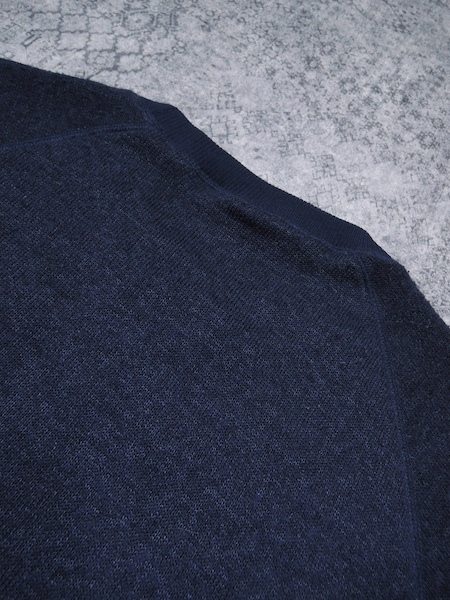 MOUNTAIN EQUIPMENT Knit Fleece Sweater◆メンズSサイズ(実寸M程度)/紺/ネイビー/プルオーバーニットフリース/マウンテンイクイップメント_画像8