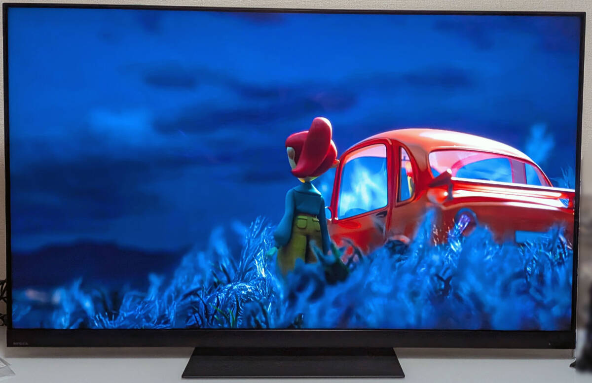 ★REGZA(レグザ) 55Z870M 55インチ 4K液晶テレビ リモコンあり 2024年2月購入 【現地引取】【らくらく家財宅急便】限定★_画像1