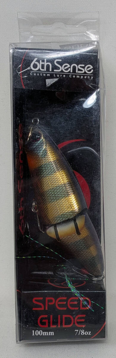 ★【新品 箱破損】ルアー 6th Sense(シックスセンス) SPEED GLIDE(スピードグライド) 100 100mm 7/8oz ゴールデンギル★_画像1
