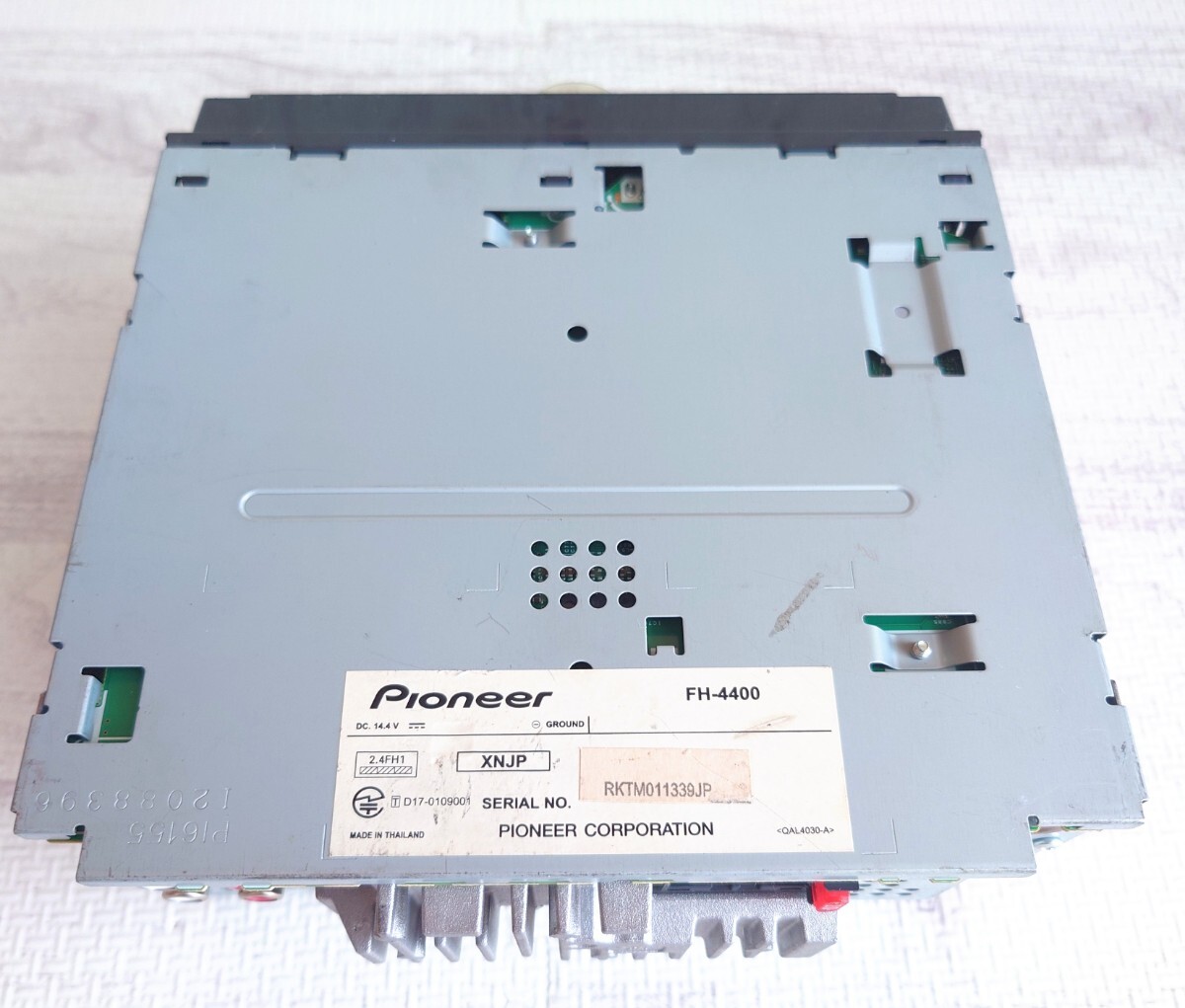 carrozzeria カロッツェリア パイオニア FH-4400 カーオーディオ Bluetooth CDプレーヤー_画像3