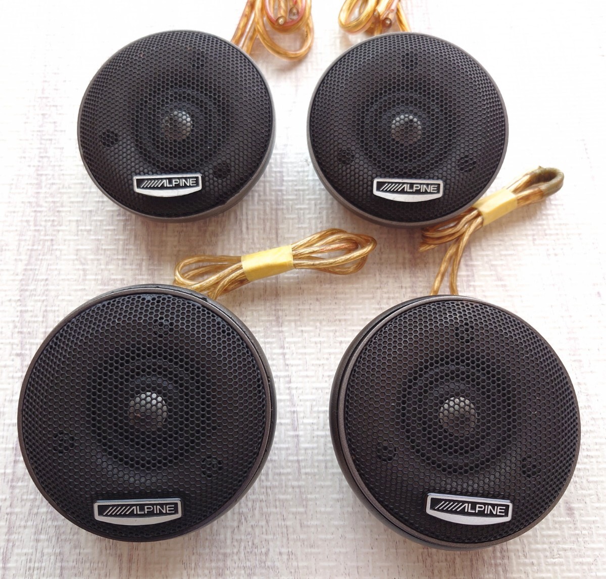 アルパイン SPX-Z15W スピーカー サブ ツイーター デンマーク 8つセット_画像2