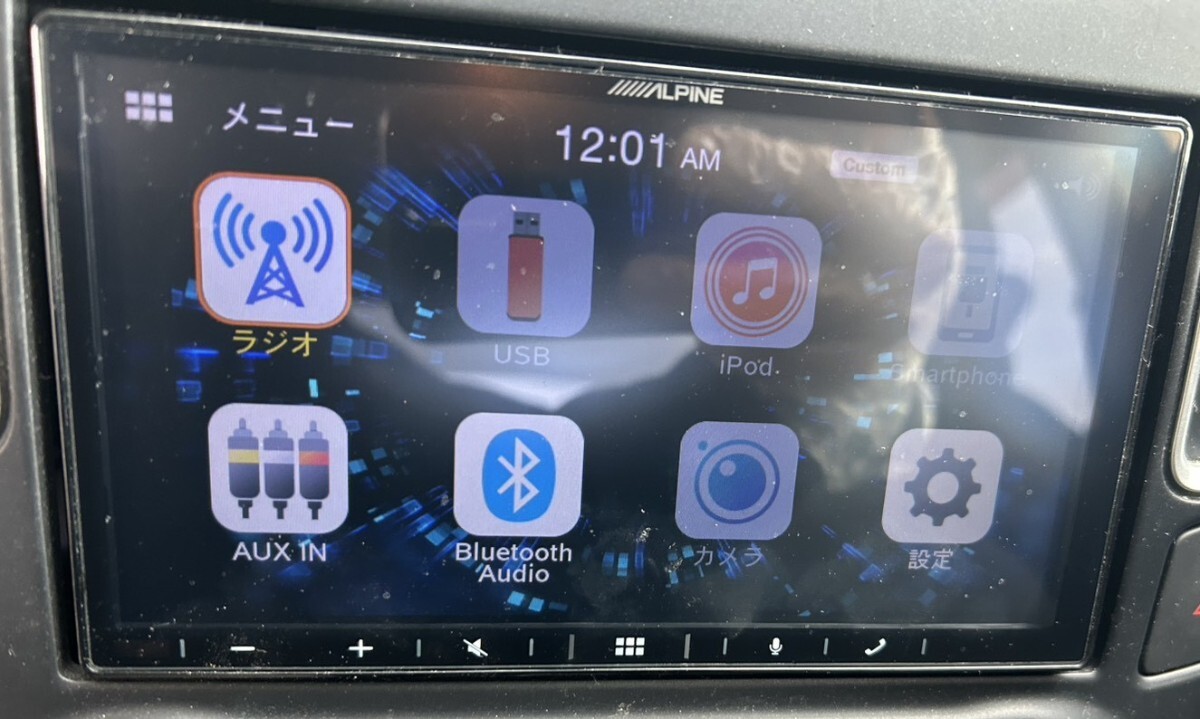 極美品 ALPINE アルパイン DA7 カーオーディオ 画面フィルム付き 動作品_画像5