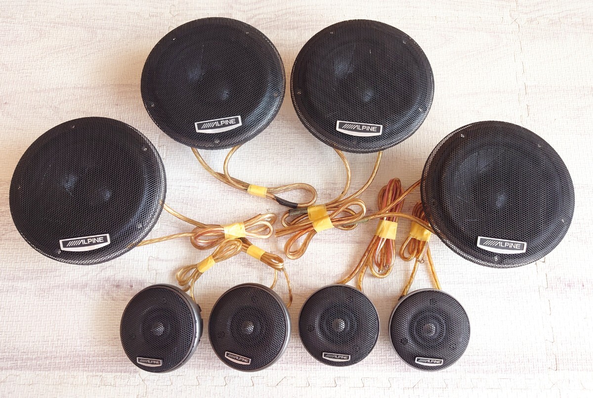 アルパイン SPX-Z15W スピーカー サブ ツイーター デンマーク 8つセット_画像1