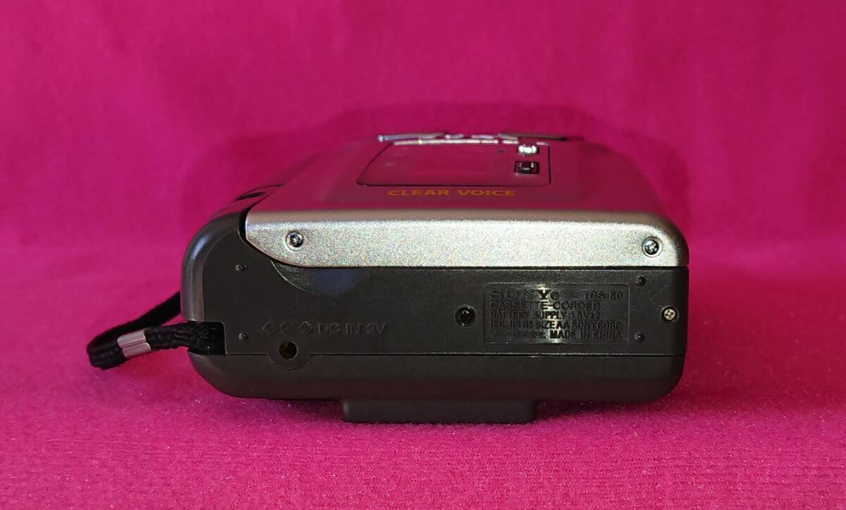 (修理済 動作良好 ) SONY カセットレコーダー (ステレオ)TCS-60_画像4