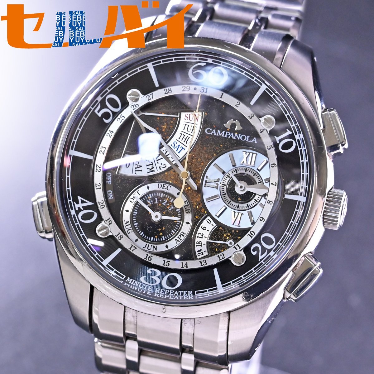 本物 シチズン 完売 カンパノラ 星宿 メンズウォッチ 男性用腕時計 純正ブレスレット 保存箱 保証書付 CITIZEN CAMPANOLA_画像1