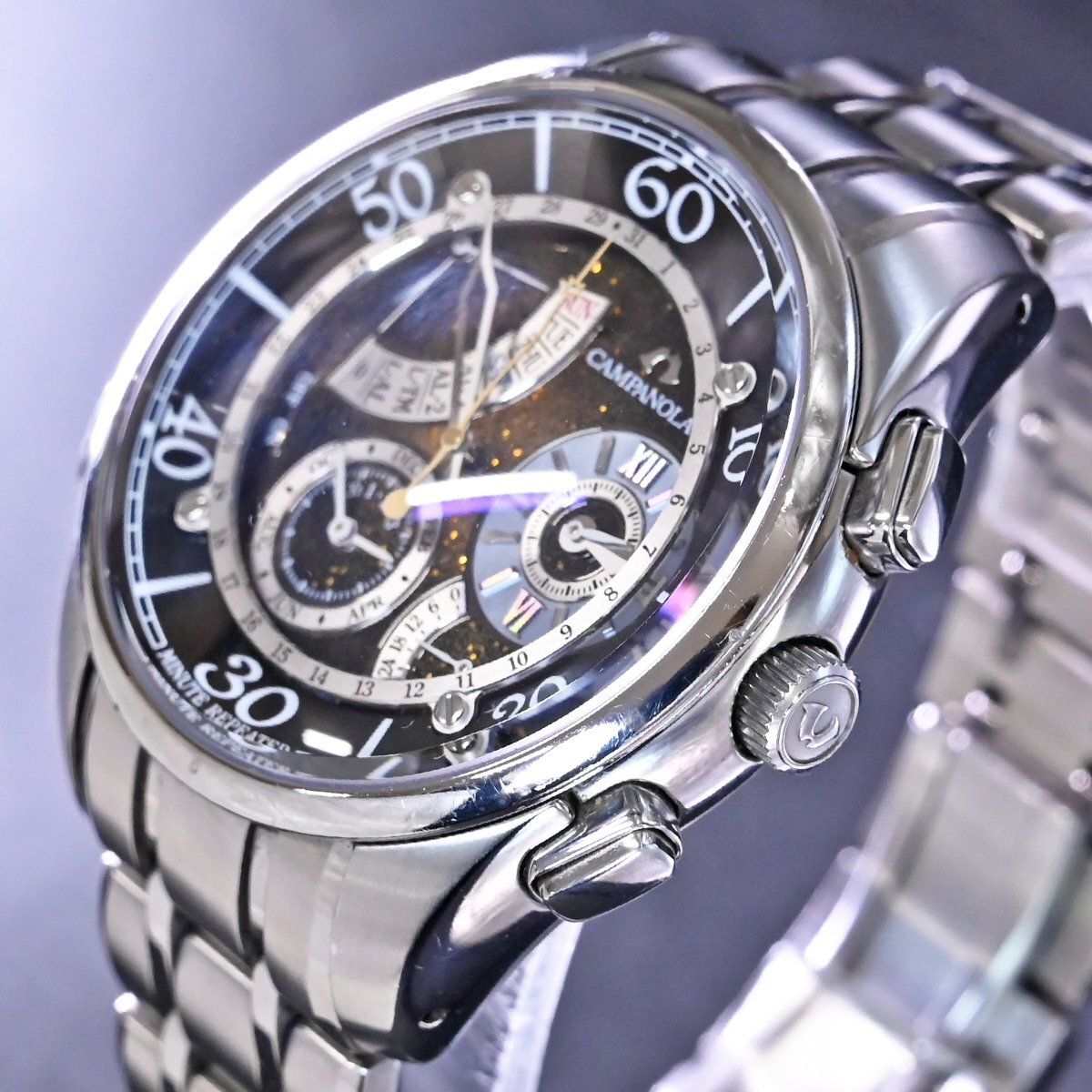 本物 シチズン 完売 カンパノラ 星宿 メンズウォッチ 男性用腕時計 純正ブレスレット 保存箱 保証書付 CITIZEN CAMPANOLA_画像4