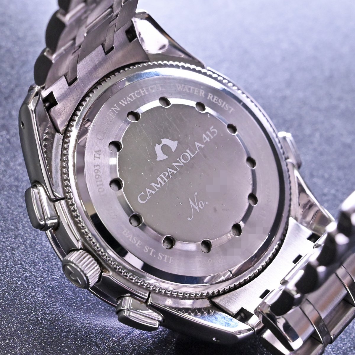 本物 シチズン 完売 カンパノラ 星宿 メンズウォッチ 男性用腕時計 純正ブレスレット 保存箱 保証書付 CITIZEN CAMPANOLA_画像7