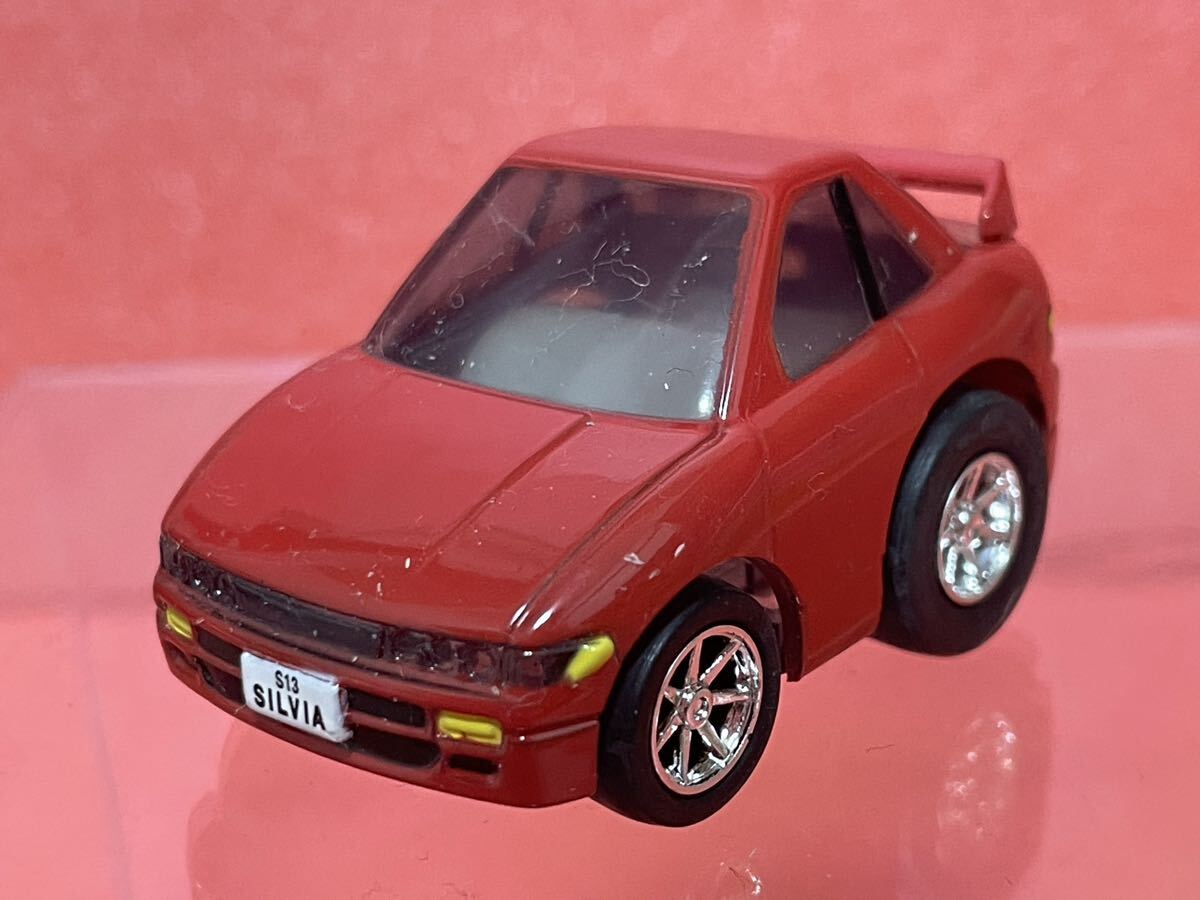 【チョロQcar】（箱無し）TOYOTA シルビア　赤_画像2
