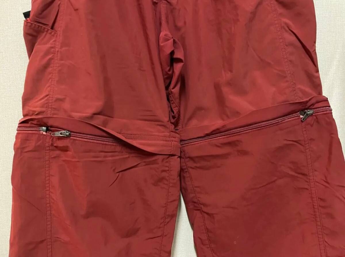 Patagonia Gi III zip off Pants S размер climbing брюки легкий брюки короткий хлеб шорты темно-красный цвет красный треккинг 