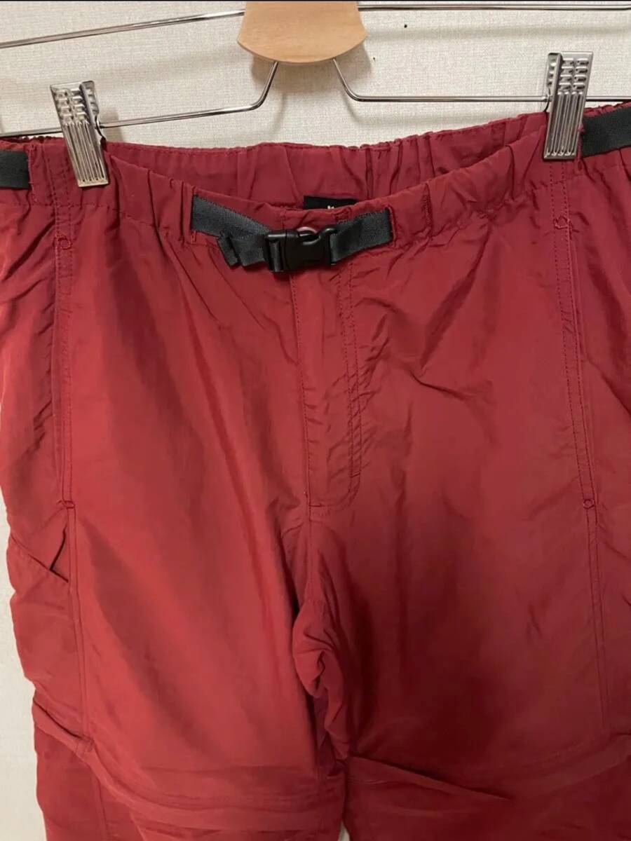 Patagonia Gi III zip off Pants S размер climbing брюки легкий брюки короткий хлеб шорты темно-красный цвет красный треккинг 