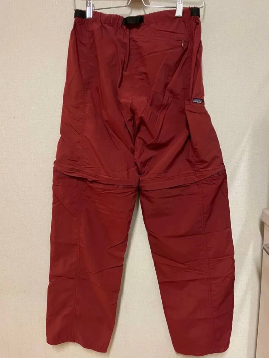 Patagonia Gi III zip off Pants S размер climbing брюки легкий брюки короткий хлеб шорты темно-красный цвет красный треккинг 