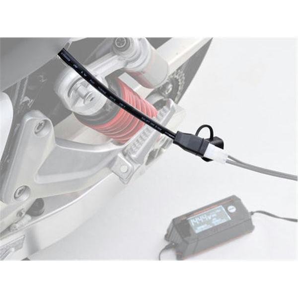 デイトナ バイク用 バッテリー充電器 補修品(91875用) 防塵キャップ付き車体配線 93107 希望小売価格:¥2,860(税込)_画像2