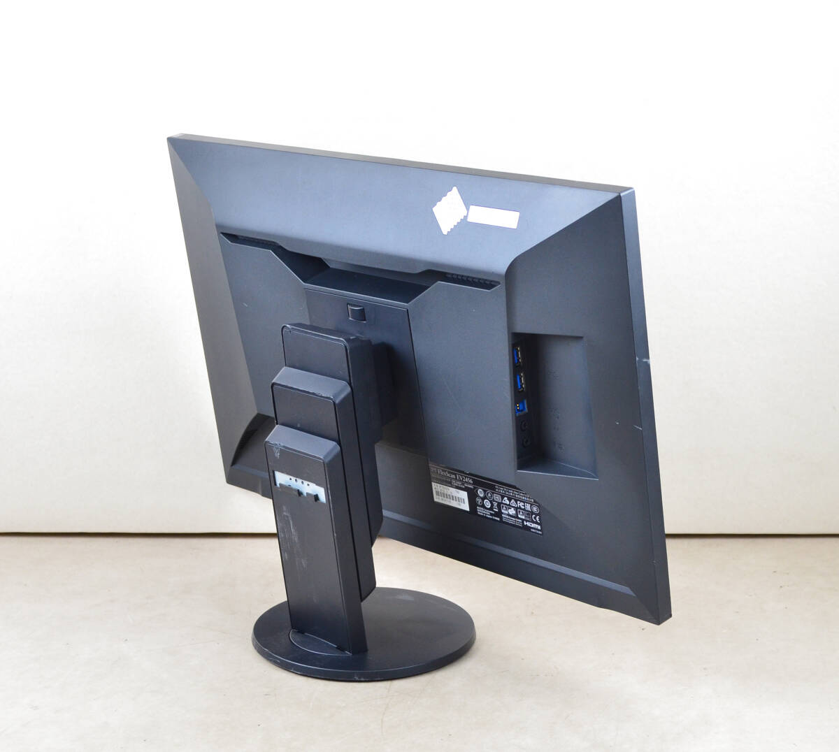 6696 超狭額ベゼル EIZO EV2456 24.1型ワイド 使用時間7418h 1920x1200 HDMI IPSパネル 回転 スピーカー内蔵 LED ディスプレイ_画像5