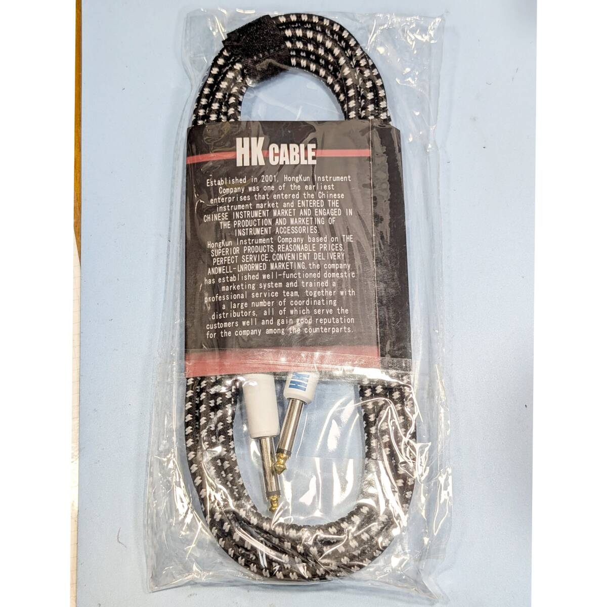 ギターシールド （ケーブル) 3M 新品 HK CABLE_画像2