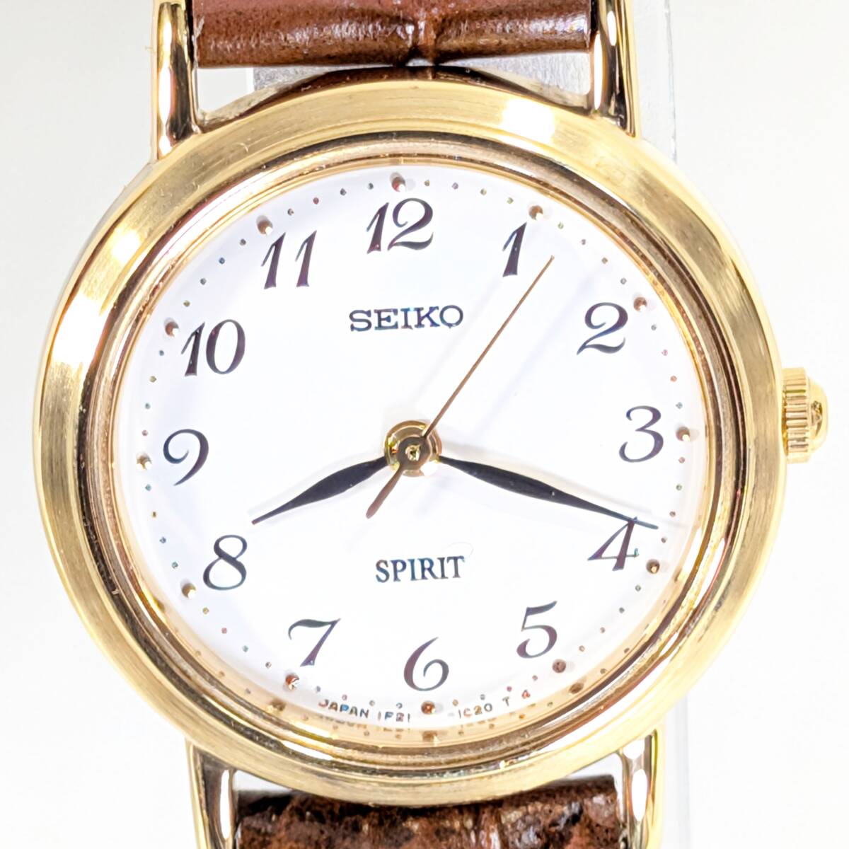 セイコー SPIRIT レディース 電池ベルト交換済み稼働品 F-19_画像2