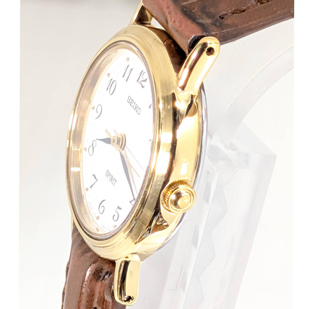 セイコー SPIRIT レディース 電池ベルト交換済み稼働品 F-19_画像3