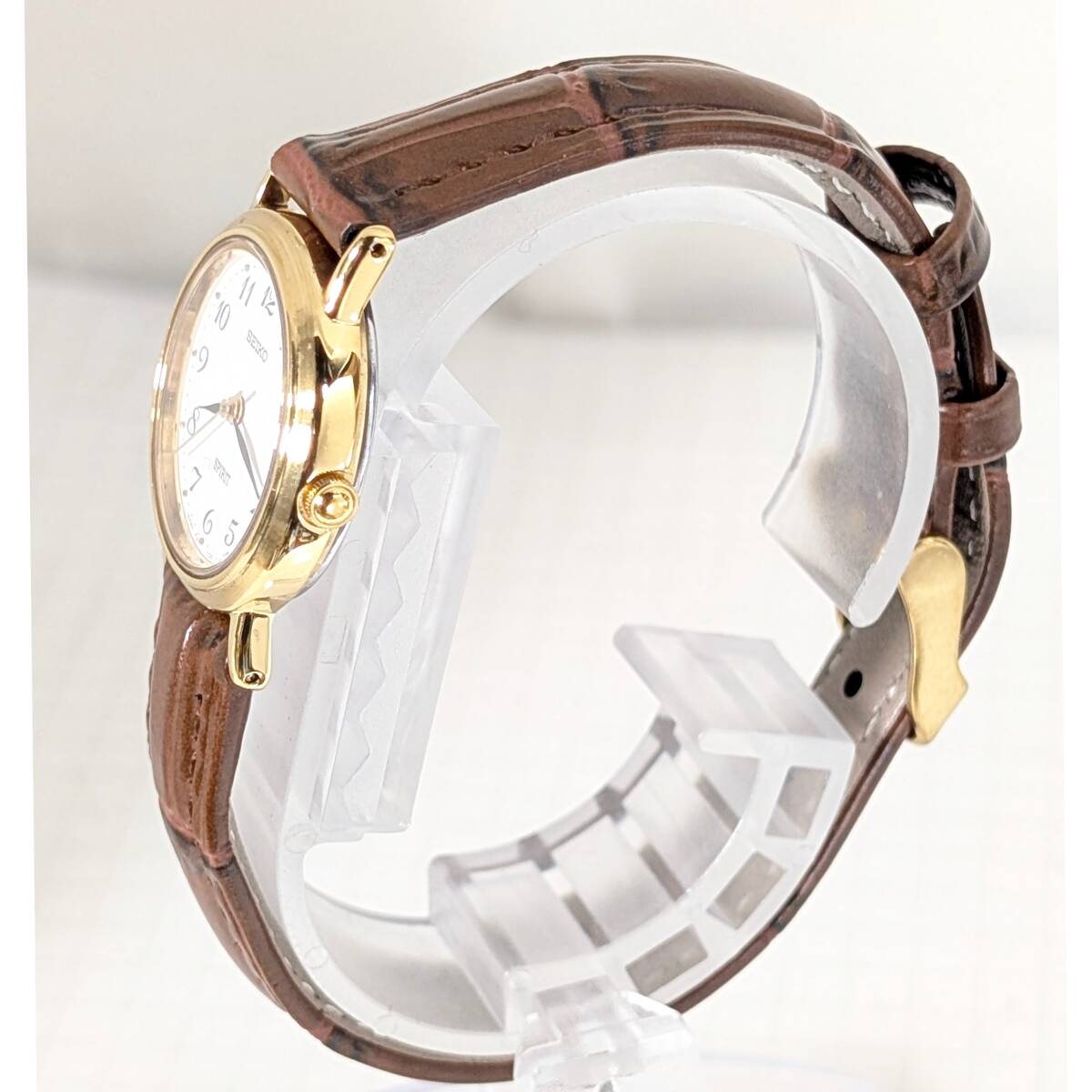 セイコー SPIRIT レディース 電池ベルト交換済み稼働品 F-19_画像4