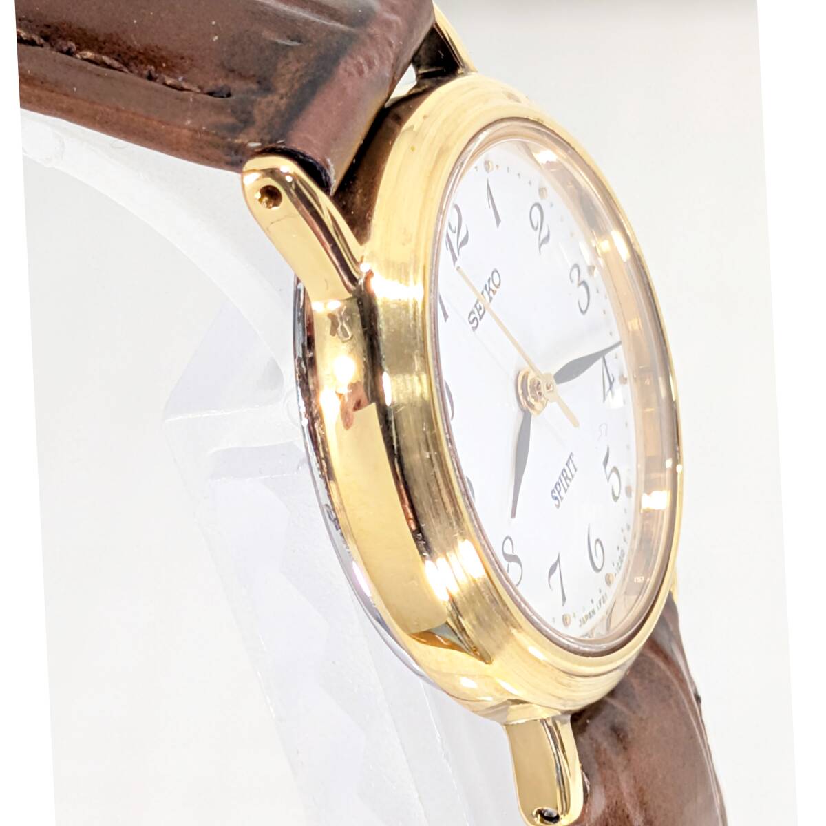 セイコー SPIRIT レディース 電池ベルト交換済み稼働品 F-19_画像5