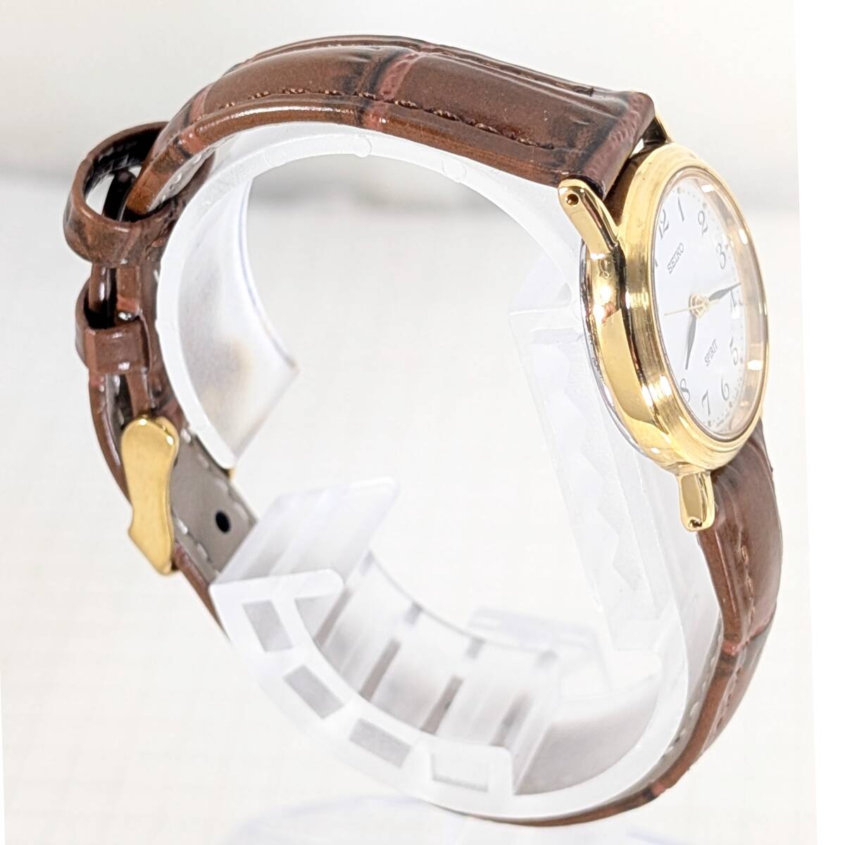 セイコー SPIRIT レディース 電池ベルト交換済み稼働品 F-19_画像6