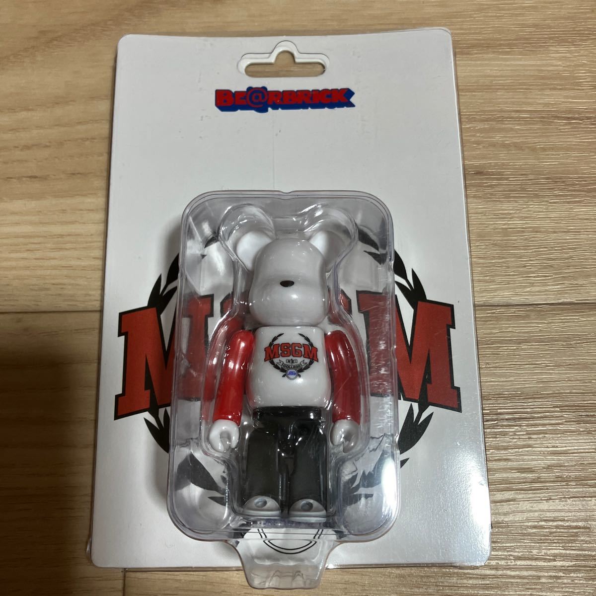 BE＠RBRICK MSGM COLLEGE ベアブリック エムエスジーエム メディコムトイ フィギュア 未使用 新品_画像1