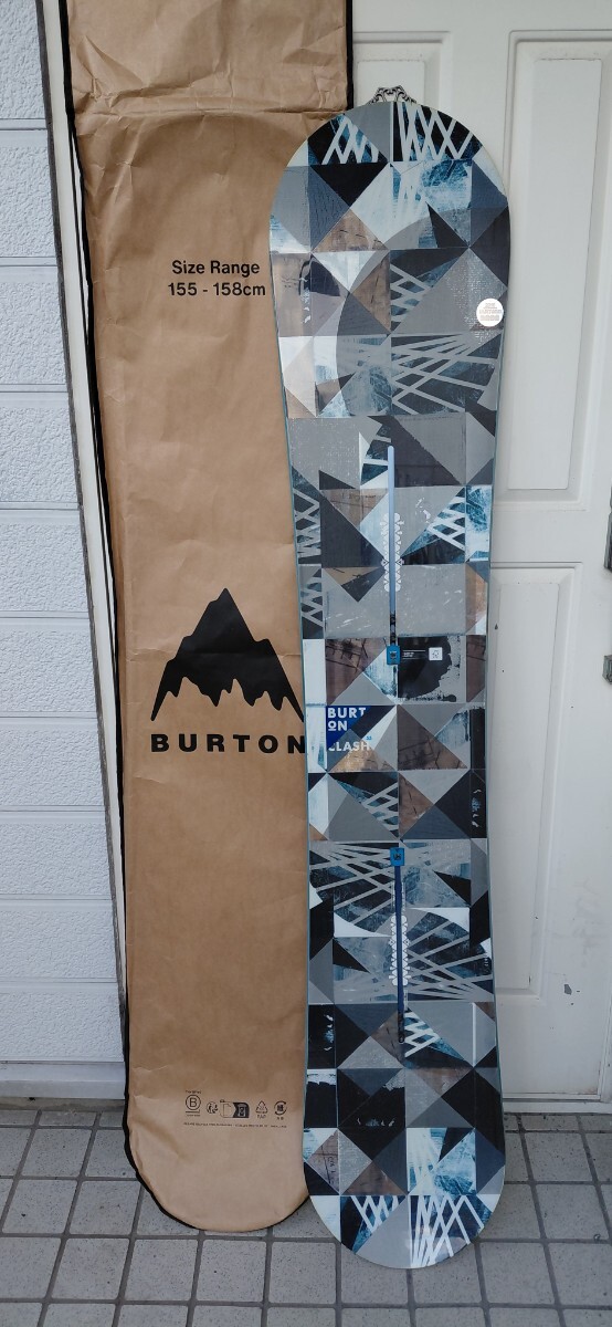 BURTON CLASH 155cm FLAT TOP バートン　スノーボード_画像1