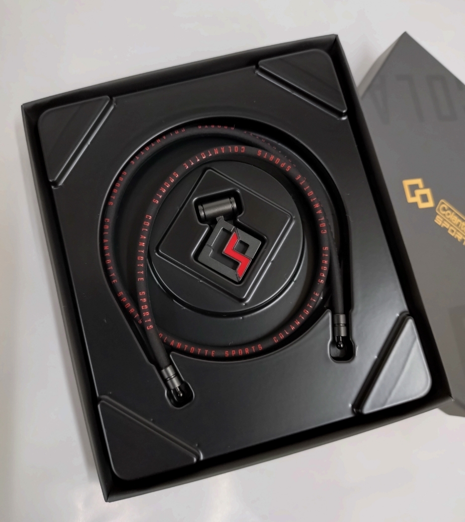 ★正規品★【新品】コラントッテ★Colantotte★SPORTS PRO★マグチタンネックレス★SG-160★ブラックチタン×レッド★M47㎝★専用箱★_画像2