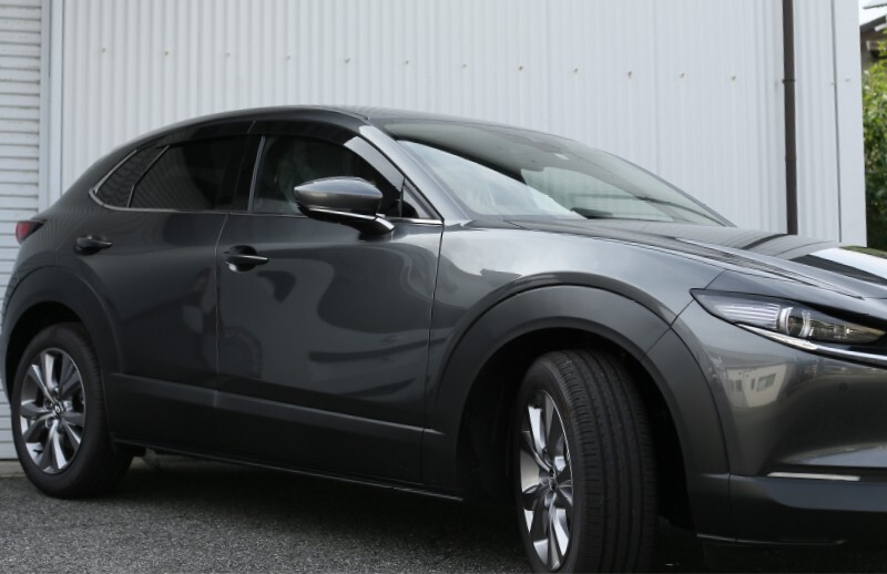 マツダ CX-30 サイドミラー ガーニッシュ 左右セット 4P 鏡面仕上げ メール便対象 代引不可_画像7