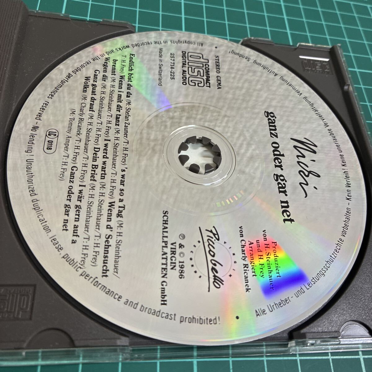 輸入盤/スイス盤/CD/Nicki(ニッキー)「ganz oder gar net」_画像4