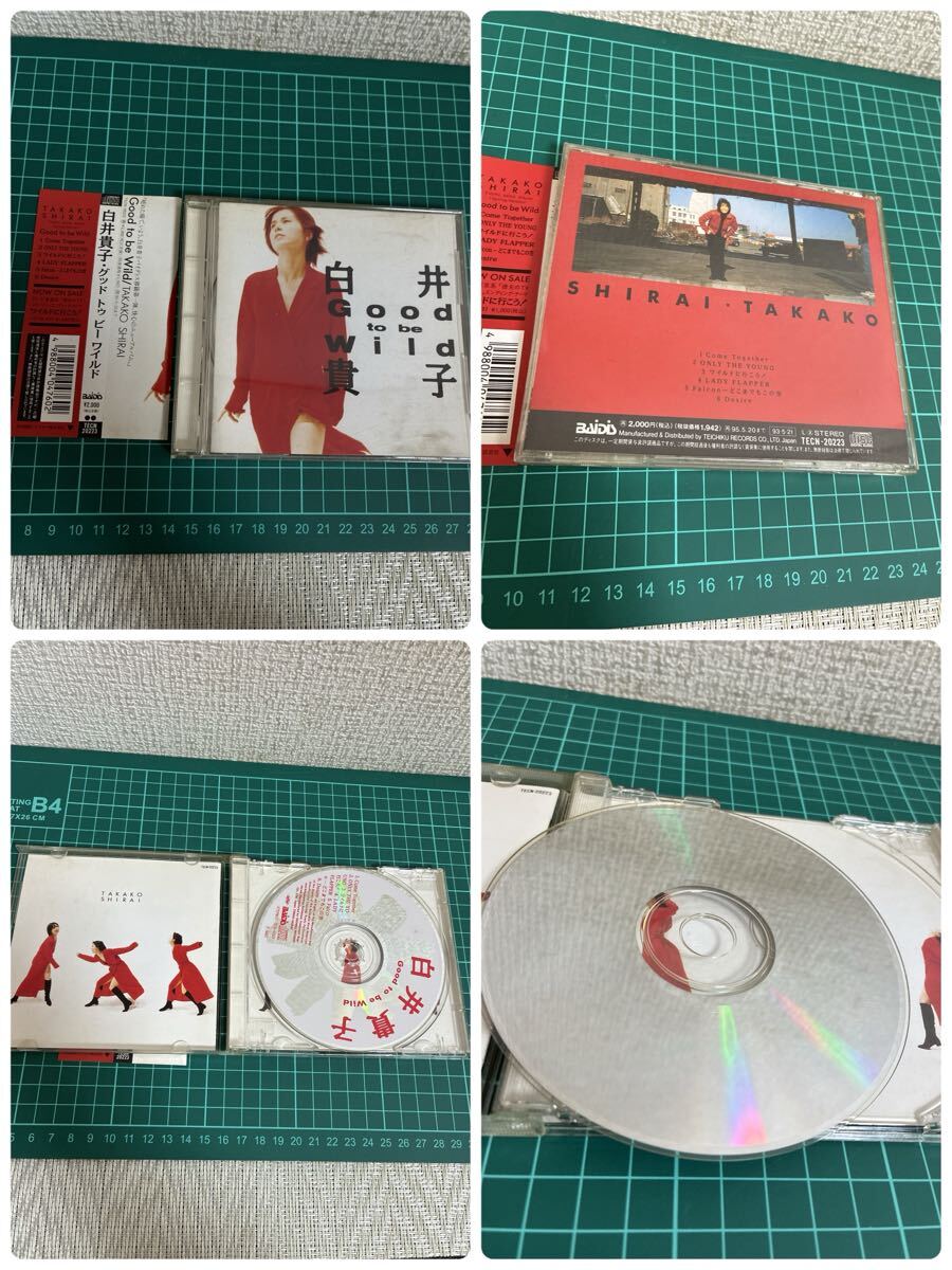 帯付/CD/白井貴子/ベイビーフェイス/グッド トゥ ビー ワイルド_画像2